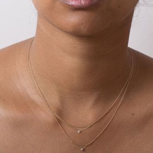 Catbird Chained to My Heart Necklace (Rose Gold)